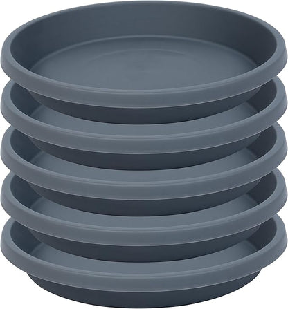 Plant Saucer 10 Inch 5 Pack Thickened Plastic Plant Saucers Drip Trays for Indoor Plants and Outdoor Pots