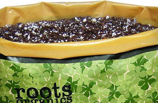 Roots Organics Rod Hydroponic Gardening Ready-to-Grow Coco Fiber-Based Potting Soil, 1.5 Cubic Feet/10 Gallon for Plants (10 Pack)