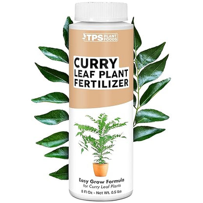 Curry Leaf Fertilizer, Complete Liquid Curry Leaf Plant Food, 8 oz (250mL)