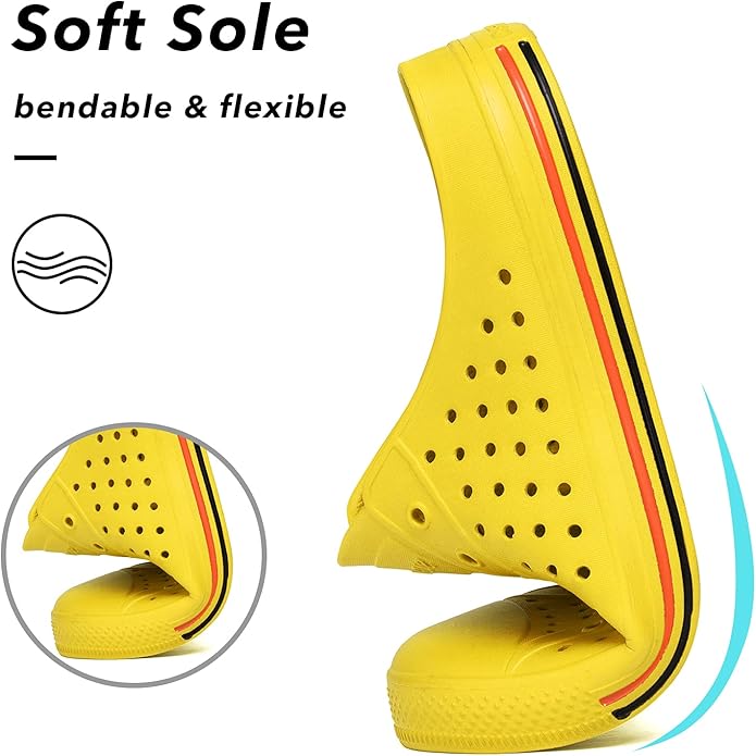 SAGUARO Women's Men's Garden Clogs Shoes Casual Slippers Unisex Quick Drying Sandals Summer Anti-Skid Beach Shoes