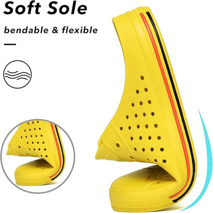 SAGUARO Women's Men's Garden Clogs Shoes Casual Slippers Unisex Quick Drying Sandals Summer Anti-Skid Beach Shoes