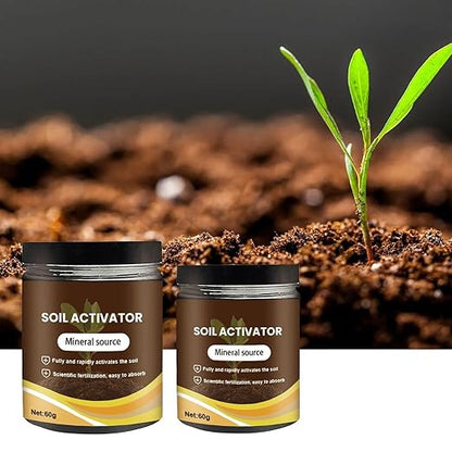 Soil Activated, 2025 Organic Soil Activator & Plant Fertilizer for Raised Garden Beds, Dirt Health Booster, Liquid Fertilizer for Indoor & Outdoor Plants for Raised Garden Beds, Potting Mix (2PC)