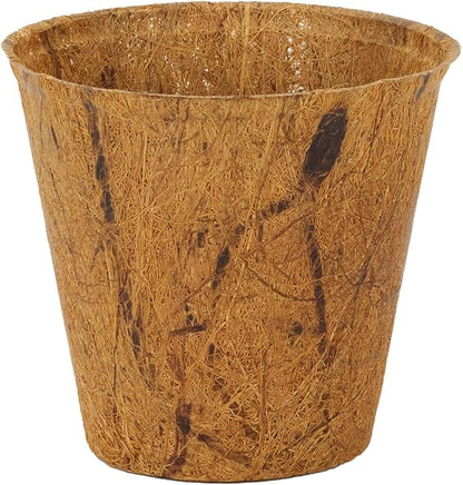 The HC Companies 8-Pack of 3 Fiber Grow Pots in Brown Color (RZR0300)