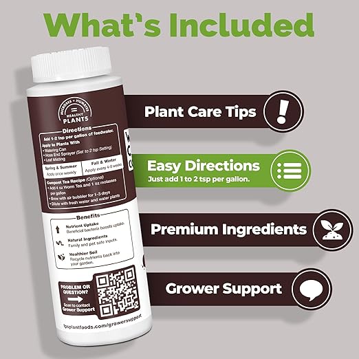 Worm Casting Tea - Concentrated Liquid Earthworm Tea for Plants, Bokashi and Compost Booster 8 oz (250mL)