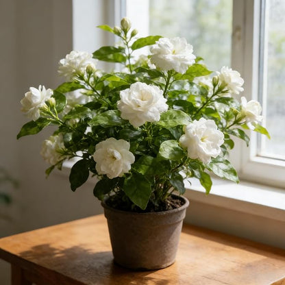 Jasmine Flower Seeds for Planting, 99 Double Jasminum Sambac Seeds, Perennial Flower Plants, Non-GMO Heirloom Climbing Jasmine Seed for Home Garden, Balcony, Vertical Garden Decor