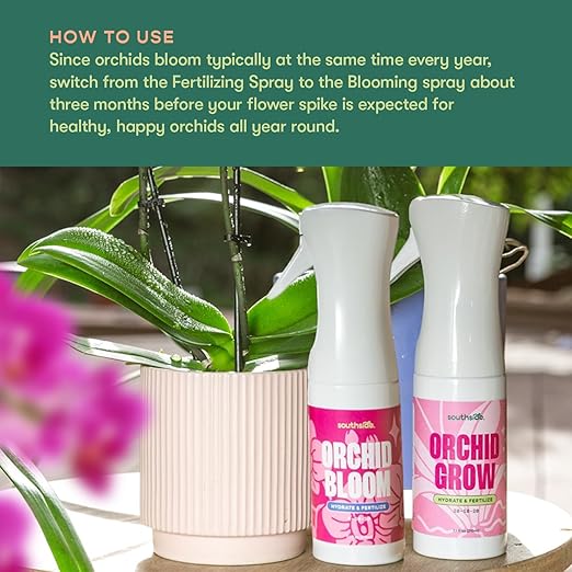Orchid Grow Fertilizer by Southside - 7.1 oz - Bring Dormant Orchids Back to Life - Gentle Formula, Premium Continuous Spray for Easy Coverage