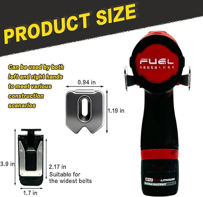 [MAGG HEVI] Tool Holster Compatible with Milwaukee M12 New Generation Tools,Gravity Locking Clip-On Tool Belt Holder for Drills, Driver, Impacts,Multi-Tool and More on Your Belt