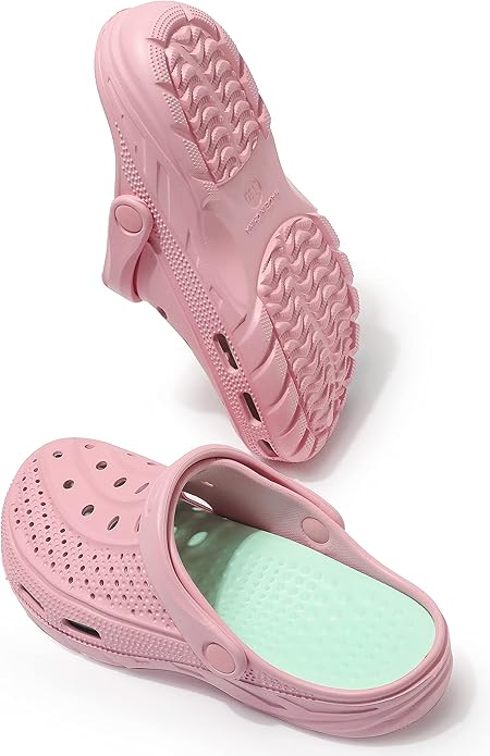 Women Men Orthopedic Clogs Arch Support Garden Shoes Sandals Slippers with Plantar Fasciitis Insoles
