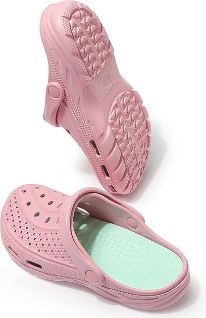 Women Men Orthopedic Clogs Arch Support Garden Shoes Sandals Slippers with Plantar Fasciitis Insoles