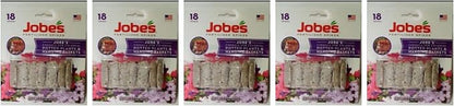 Lot of 5 Packages of Jobe's Fertilizer Spikes for Potted Plants& Hanging Baskets (18 Spikes/Package)