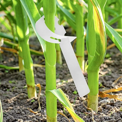 Foraineam 600 Pcs Hanging Plant Tree Tags White Plastic Plant Markers Labels Wrap Around Nursery Garden Plant Tags