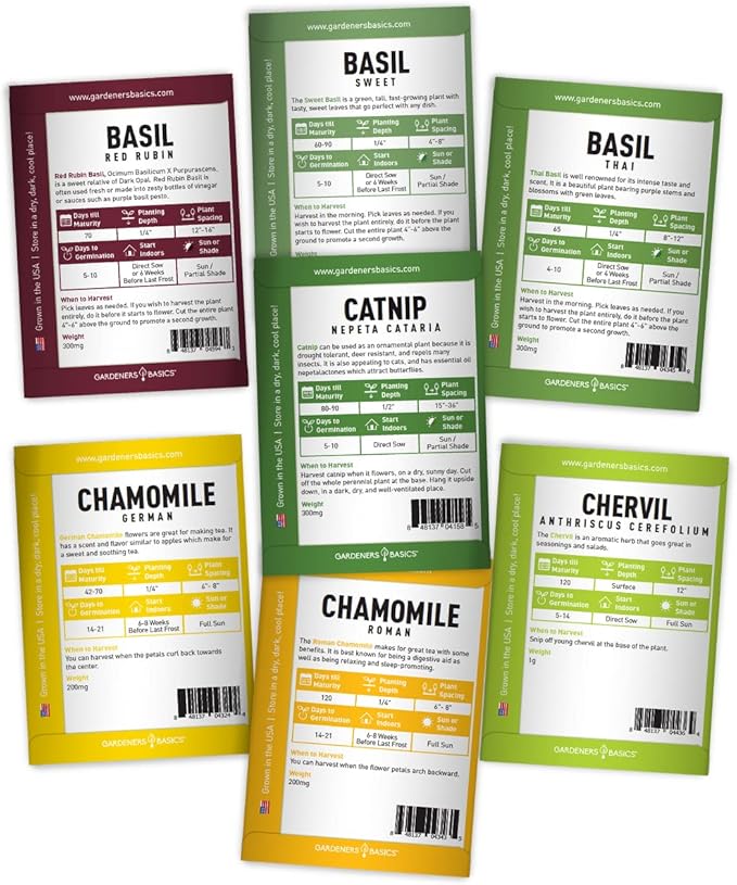 Gardeners Seed Vault Kit - 70 Varieties of Vegetable and Herb Seeds for Your Garden | Non-GMO Heirloom Seeds for Planting, Prepping, Survival, Indoor Outdoor Gardening, Containers, Raised Beds