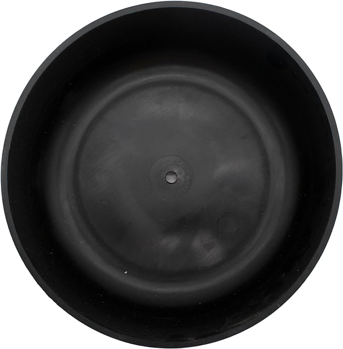 The HC Companies 6 Inch Round Plastic Succulent Capri Bowl 6"x6"x2.25" in Faux Concrete Color