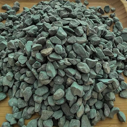 6.6 lbs Succulent and Cactus Bonsai Pebbles, 6-9mm Decorative Landscaping Stones Natural Garden Gravel Rocks for Indoor Outdoor Plants Aquariums DIY, and Gardening Top Dressing, Green Zeolite