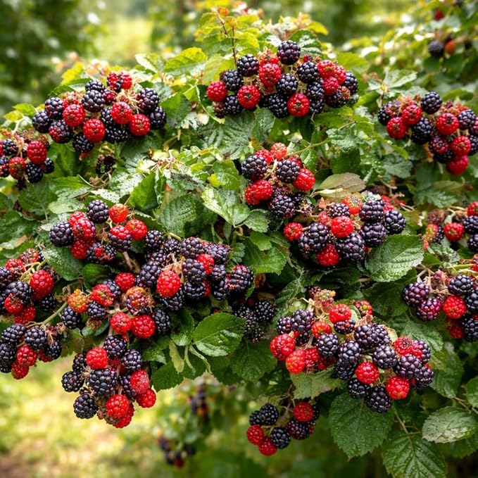 Premium BlackBerry Seeds for Planting - 250+ Heirloom, Non GMO Black Berry Seeds (Rubus) for Home Garden, Indoor/Outdoor Growing
