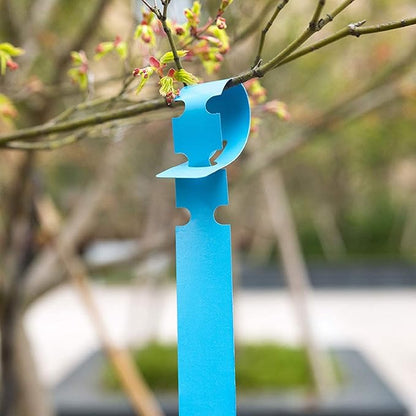 ZOENHOU 600 PCS 6 Colors Tree Tags Plastic Plant Tags, Adjustable Wrap Around Plant Hanging Nursery Garden Labels, Plant Labels for Garden