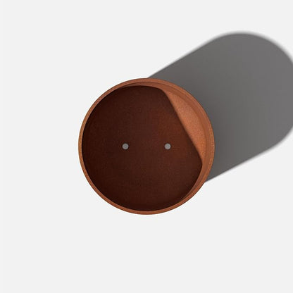 Veradek Patina Series Kona Planter - Round Planter for Outdoor Porch/Garden | Naturally Rusting Planter for All-Weather Use