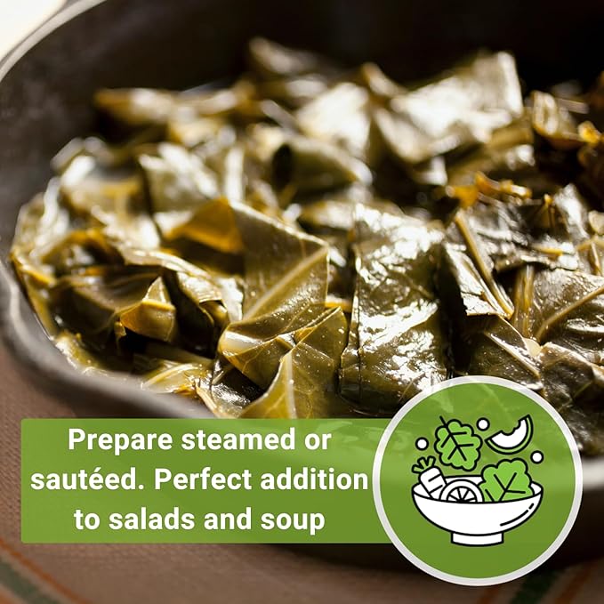Sow Right Seeds - Vates Collard Greens Seeds for Planting - Non-GMO Heirloom Packet with Instructions to Plant a Home Vegetable Garden - Nutritious and Classic Cooked Southern Greens (4)