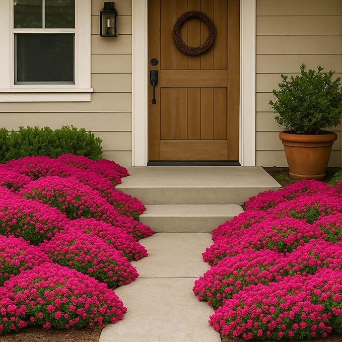 21600+ Magic Red Creeping Thyme Seeds for Planting Perennial Thyme Heirloom Flowers Non-GMO Ground Cover Plants for Garden Outdoor