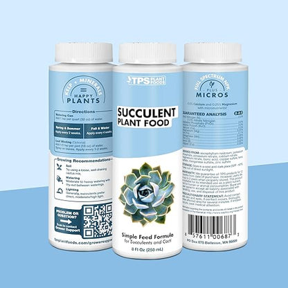 Succulent Plant Food – Gentle Liquid Fertilizer for Succulents & Cactus, 8 oz