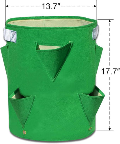 Strong Camel Planter Bag Felt Fabric Garden Planting Bag Grow Strawberry and Herb Plant Tub