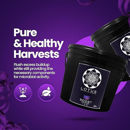 Boost Pro Series Bloom Booster and Yield Enhancer, Boost Any Plant Feeding Recipe for Turbo-Charged Flower Density/Oil Production, Amino Nitrogen Formula for Soil, Hydroponics and Coco Coir - 288 oz