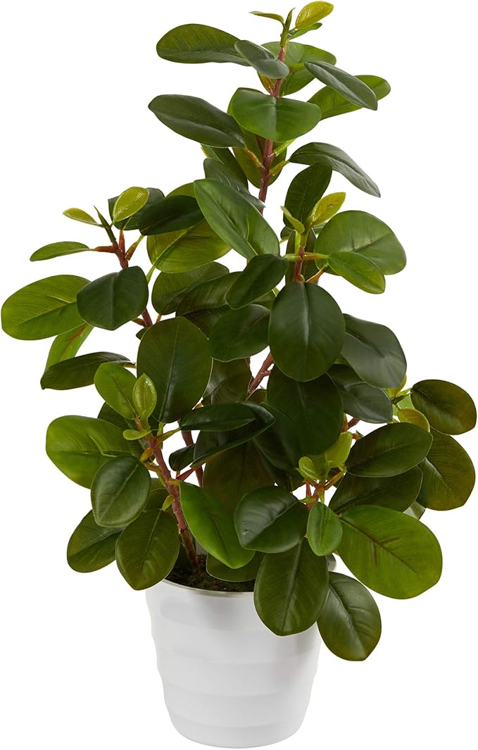 Nearly Natural 16in. Peperomia Artificial Plant in Decorative Planter