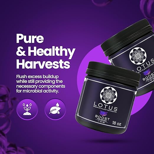 Boost Pro Series Bloom Booster and Yield Enhancer, Boost Any Plant Feeding Recipe for Turbo-Charged Flower Density/Oil Production, Amino Nitrogen Formula for Soil, Hydroponics and Coco Coir - 18 oz