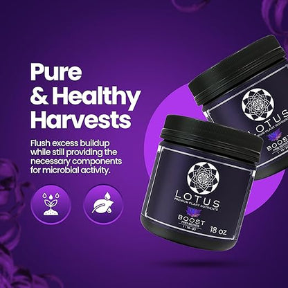 Boost Pro Series Bloom Booster and Yield Enhancer, Boost Any Plant Feeding Recipe for Turbo-Charged Flower Density/Oil Production, Amino Nitrogen Formula for Soil, Hydroponics and Coco Coir - 18 oz
