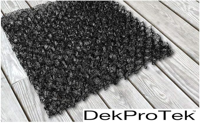 DekProTek Modular 1 ft. x 1 ft. Deck Protector (Pack of 4) for Raised Garden Beds All Makes and Brands Bonsai Drain