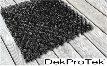DekProTek Modular 1 ft. x 1 ft. Deck Protector (Pack of 4) for Raised Garden Beds All Makes and Brands Bonsai Drain