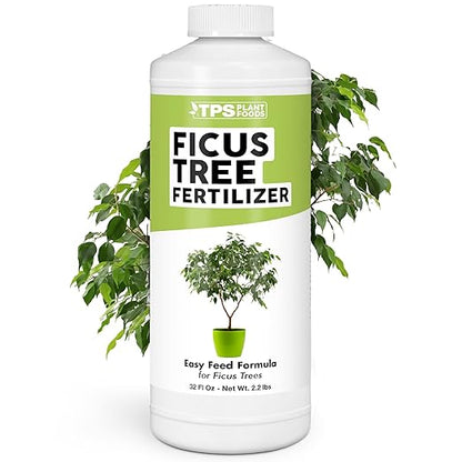 TPS NUTRIENTS Ficus Tree Fertilizer for All Ficus, Fig and Moraceae Plants, Liquid Plant Food, 32 oz (1 Quart)