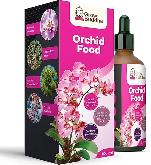 Orchid Food Fertiliser - Liquid Concentrated Garden Fertilizers for Orchid Plants 100 ml Fast Growth with Strong Root & Long-Blooming