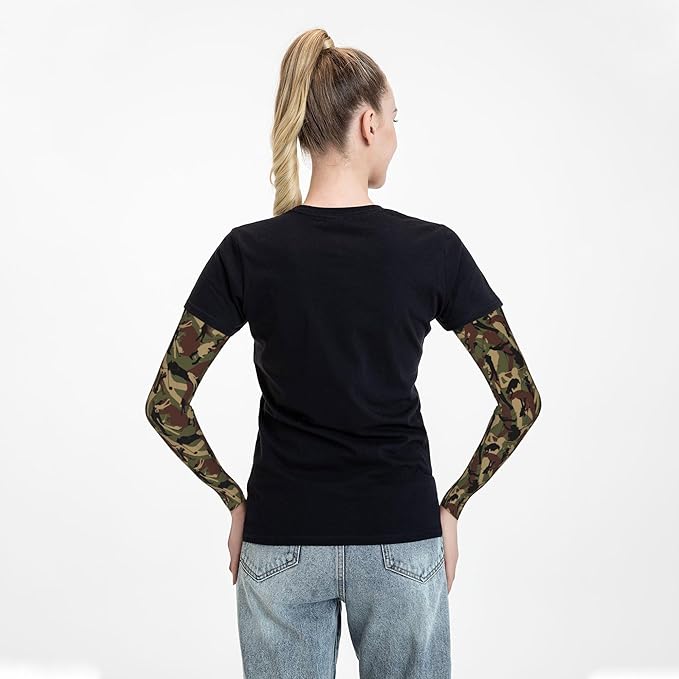 Arm Sleeves Outdoor Garden Sports Cooling Sun Sleeve for Women Men Farm