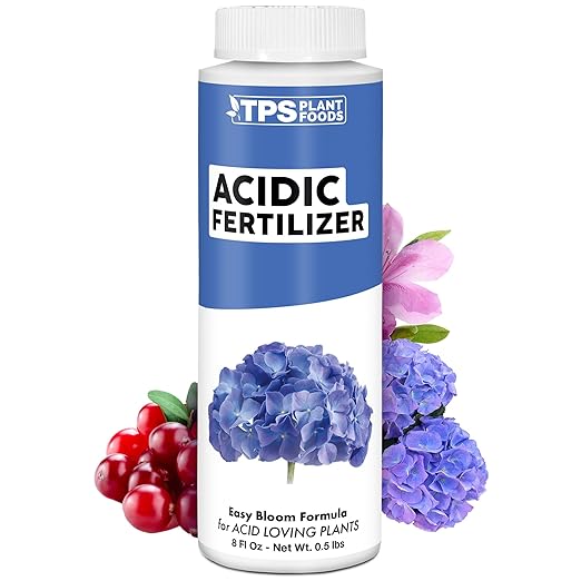 Acidic Fertilizer for Acid-Loving Plants, Works Great for Hydrangeas, Blueberries, and Gardenia, Liquid Fertilizer by TPS Plant Foods, 8 oz (250mL)