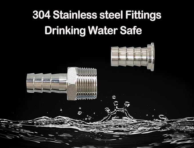 Atlantic RV Drinking Water Safe Hose 50 ft Short Garden Hose Extension: Lead, BPA, Phthalate-Free, and PVC-Free.