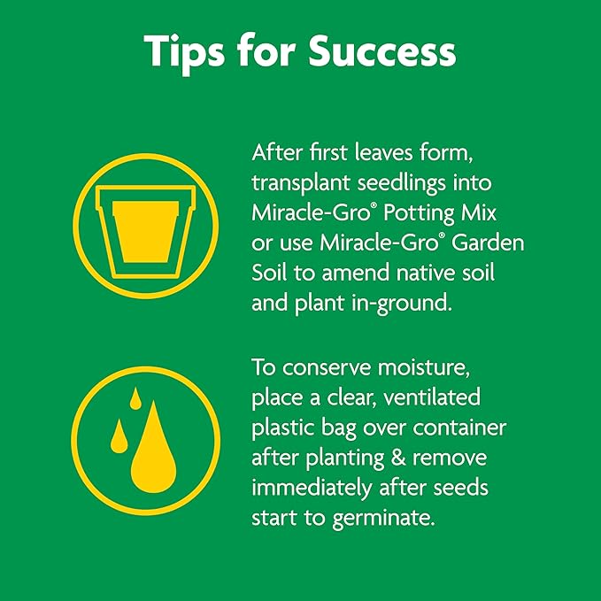Miracle-Gro Seed Starting Potting Mix, 2-pack 8 qt., For Use in Containers