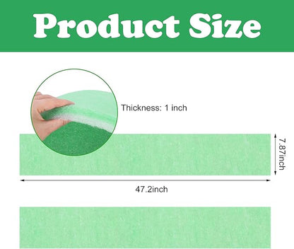Adnee 2 Pcs Flower Pot Filler Insert-47.2" x 7.9" Plant Pot Filler Material-Lightweight Planter Drainage Material for Indoor Outdoor Gardening Plants Container
