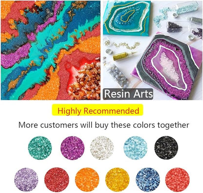 HappyFiller Easter Decoration 1.3 LB Fine Crushed Glass Sand Broken Pieces Crush Terrarium Small Stones for Resin,Nail Art,Crafts Glitter,Decorative Candle Holder Vase Filler,Paint Red
