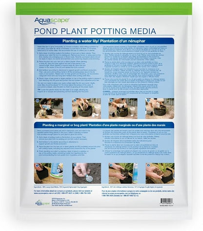 Aquascape Pond Aquatic Plant Potting Media and Plant Pots Bundle | 89003 + 98500