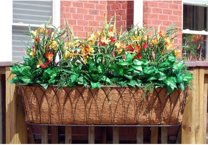 Trough Coconut Liners for Planters Horse Trough Coco Liners for Window Box/Hanging Trough Planter (4, 36 Inch)