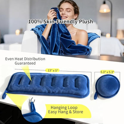 Small Microwave Heating Pad Rice Hot Pack with Moist Warm Compress Packs Microwavable for Pain Relief Reusable Bean Bag Compresas Calientes Secented and Unscented Pack of 4