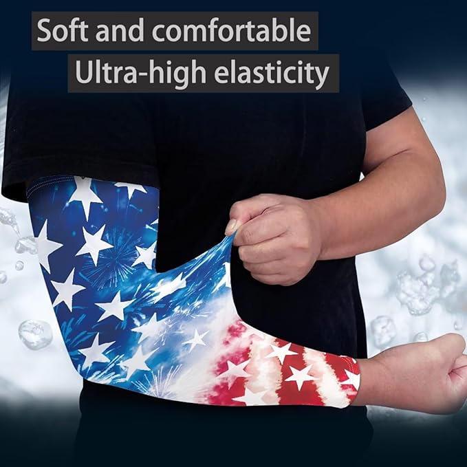 Binienty Unisex Arm Sleeves for Driving, Golf, Cycling, Sports, UV Protector Cooling Arm Sleeves Cover