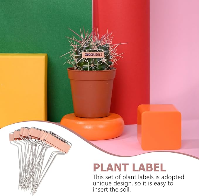 SUPVOX 15pcs Plant Tags for Gardens Flower Labels for Use Easy Insert Design for Potted Plants Orchards and Experimental Fields