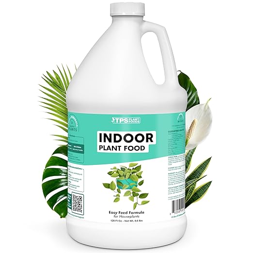 TPS NUTRIENTS Indoor Plant Food for Houseplants, Liquid Fertilizer, 1 Gallon (128 oz)