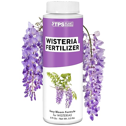 Wisteria Fertilizer for Wisteria Plants and Wisteria Hanging Flowers, Feeds Wisteria Plant, Liquid Fertilizer by TPS Plant Foods, 8 oz (250mL)