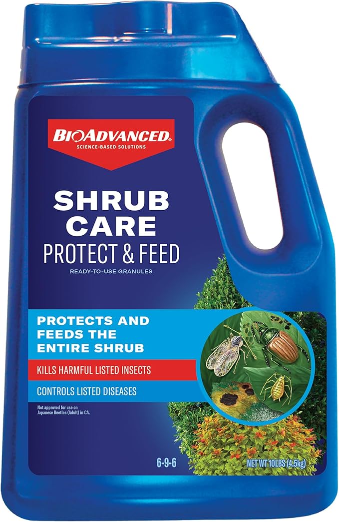 BioAdvanced Shrub Care Protect & Feed, Granules, 10 lb