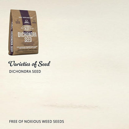 O.M. Scott and Sons Dichondra Seed, Lawn Seed for a Low-Maintenance, No-Mow Yard, Covers up to 1,500 sq. ft., 1.5 lb.