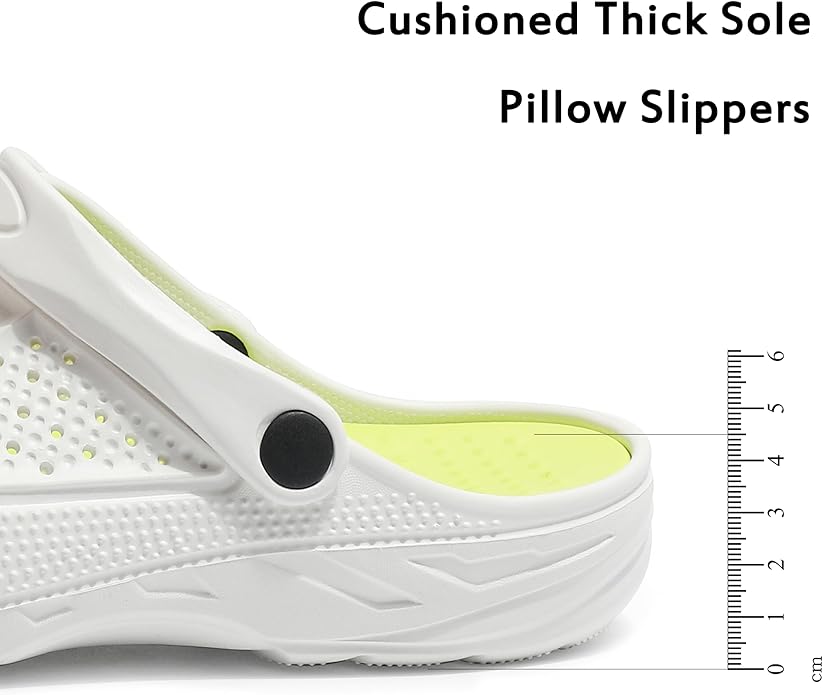 Women Men Orthopedic Clogs Arch Support Garden Shoes Sandals Slippers with Plantar Fasciitis Insoles