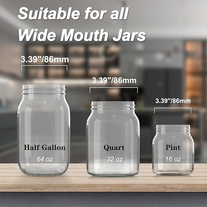 Lulonpon Sprouting Lids Growing Kit, Screen Sprout Lids with Stand, Sprouting jar kit for Sprouting, Sprouting Bean Seeds, Sprouting Kit
